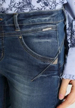 Cream Femme AMALIE SHAPE Jean Slim Rich Blue Denim -Cream Soldes Boutique c84a620704dc4a79aeea5bbd11b2e62b