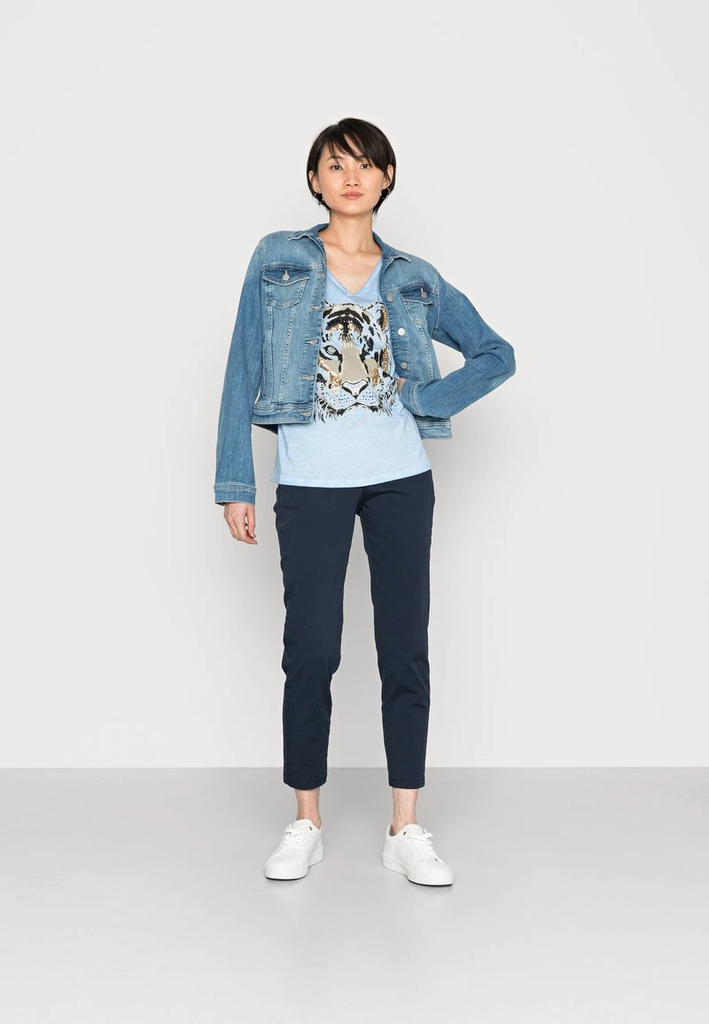 Cream Femme CRRHIANNA T Shirt Imprimé Placid Blue 2 Cream Femme CRRHIANNA T Shirt Imprimé Placid Blue – Image 2