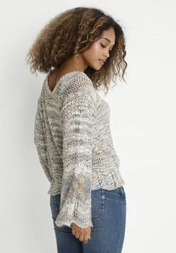 Cream VANTA Pullover Wavy Brunnera Stone Mix 8 Cream VANTA Pullover Wavy Brunnera Stone Mix -Cream Soldes Boutique c8a6e2419c9c4acc80a54e47a46b87bf