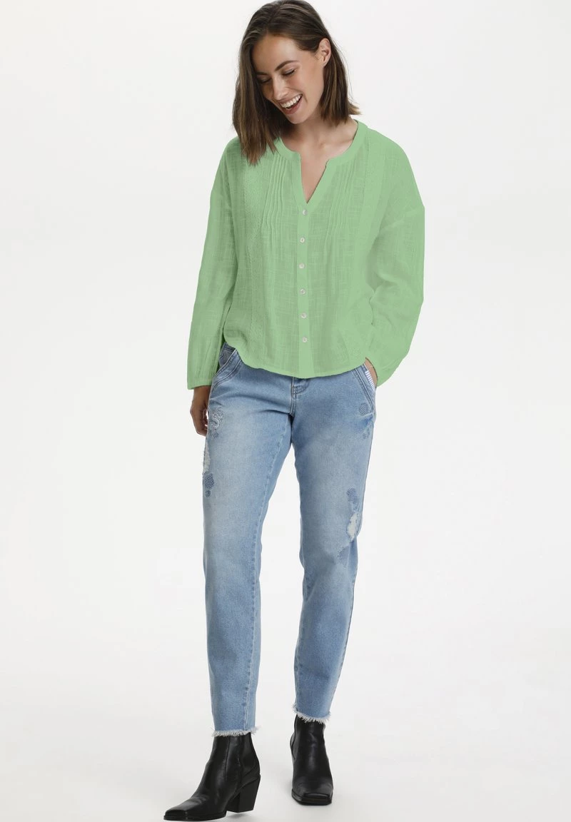 Cream Femme CRBELLA Blouse Light Grass Green 2 Cream Femme CRBELLA Blouse Light Grass Green – Image 2