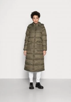 Cream Femme GAIAGRO LONG JACKET Veste D'hiver Sea Turtle Dull