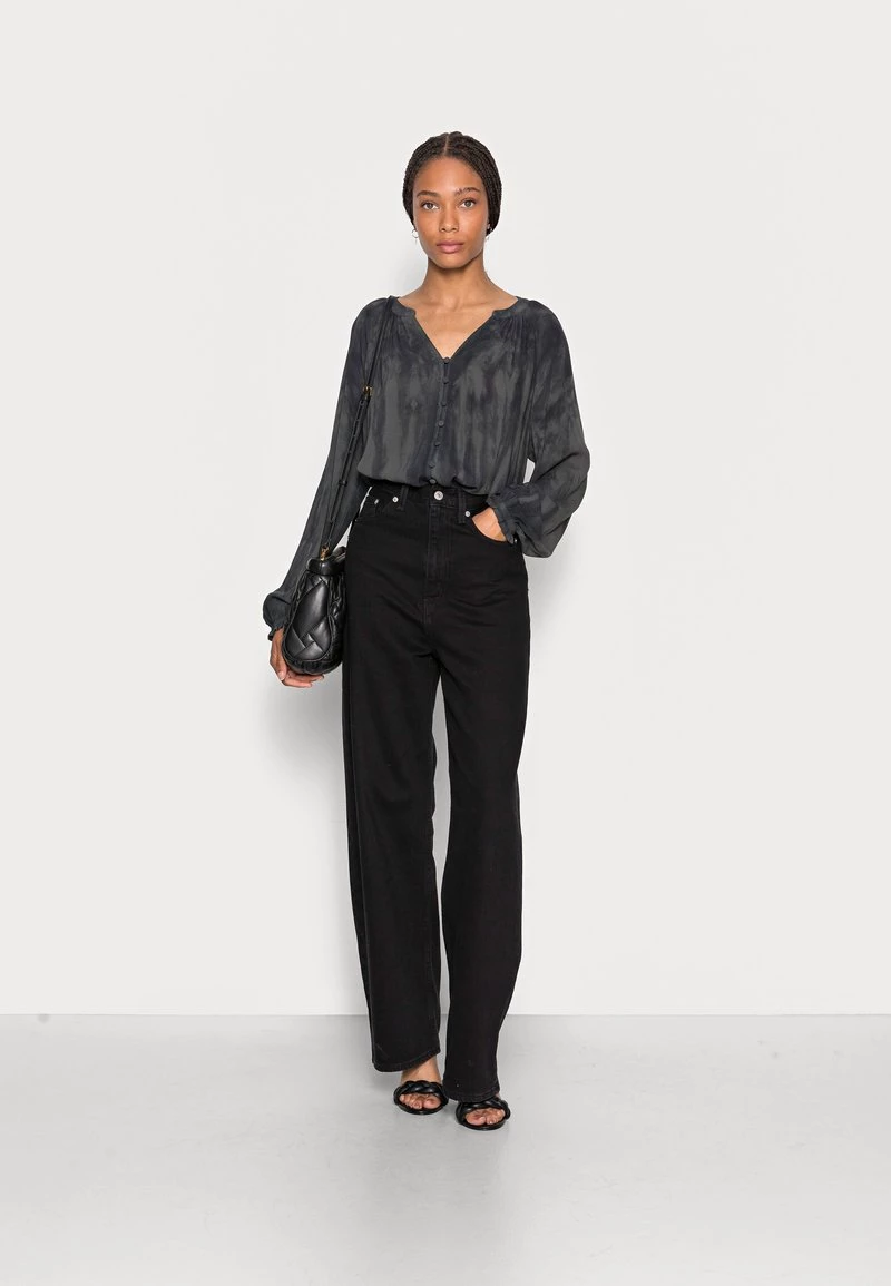 Cream IROBI BLOUSE Blouse Gunmetal Tie Dye 2 Cream IROBI BLOUSE Blouse Gunmetal Tie Dye – Image 2