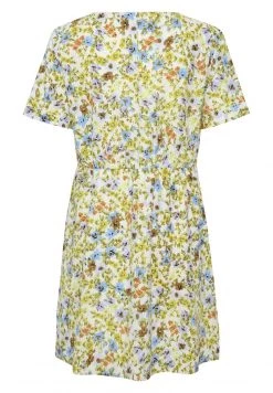 Cream Femme CEYDA Robe De Jour Yellow Multi Flower -Cream Soldes Boutique cb7d2b6a6af84c648a80adea05b2e0be
