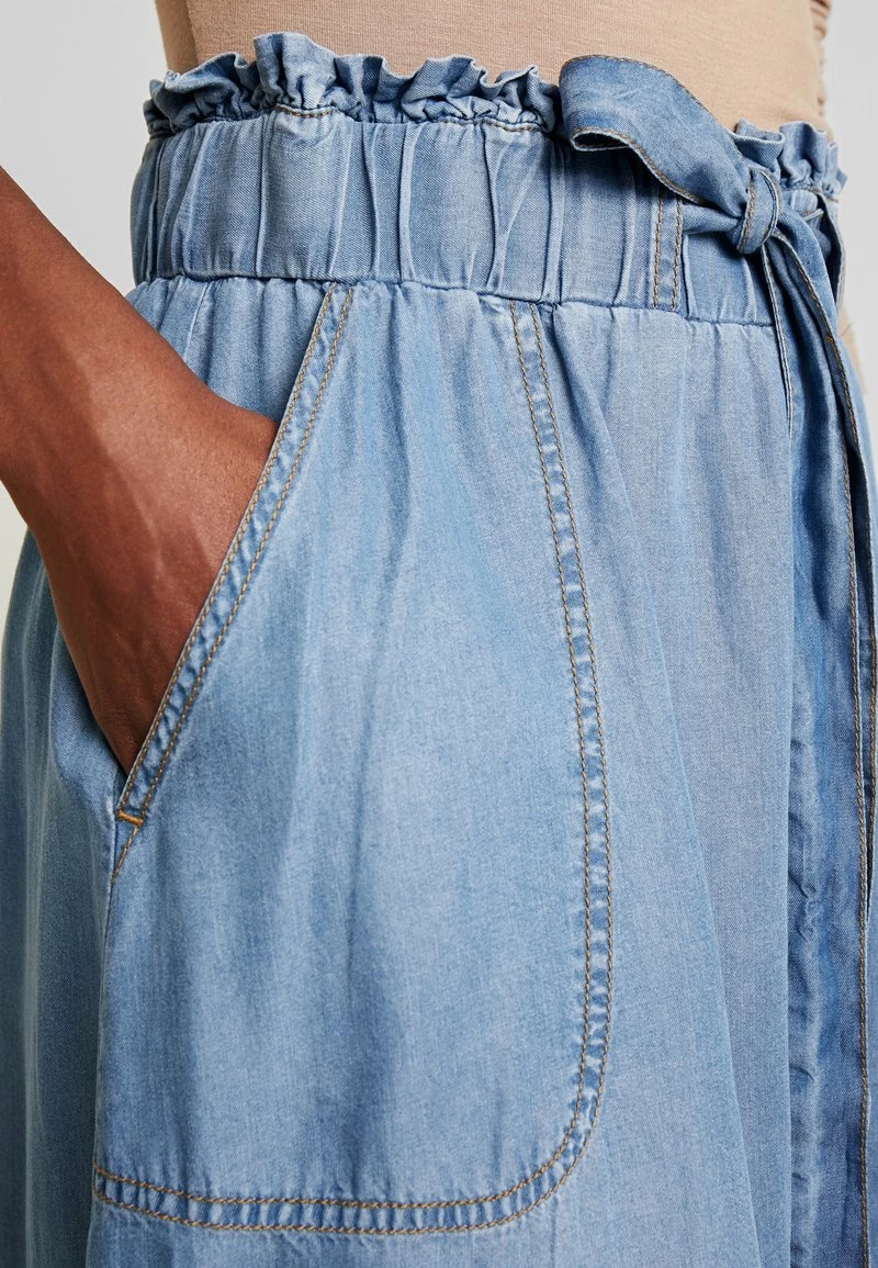 Cream Femme VINCA SKIRT Jupe Trapèze Blue Denim 5 Cream Femme VINCA SKIRT Jupe Trapèze Blue Denim – Image 5