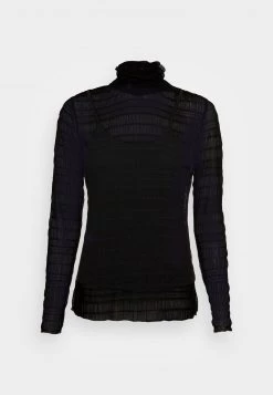 Cream BUBBLE TURTLENECK T Shirt à Manches Longues Pitch Black Femme -Cream Soldes Boutique ccd347bba0634809901bafc32c916bf2