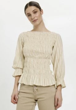 Cream FILUMIA Blouse Sesame Stripe Femme