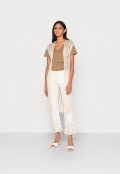 Cream MISKANA CARDIGAN Gilet Oatmeal