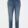 Cream CRANACA PANT Pantalon Classique Denim Blue
