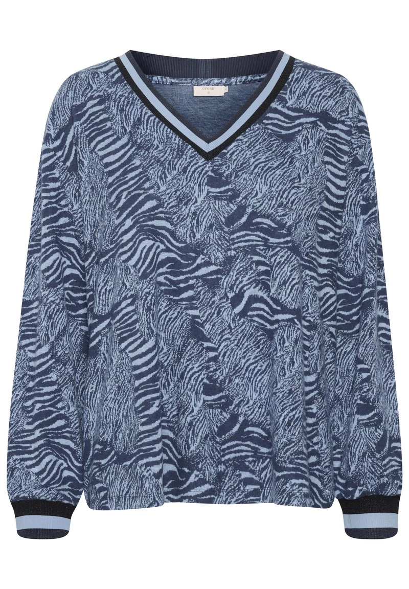 Cream MONACR Sweatshirt Blue Tiger 5 Cream MONACR Sweatshirt Blue Tiger – Image 5