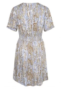 Cream Femme LUMAS Robe De Jour Tie Dye Snake Brunnera Blue -Cream Soldes Boutique cfce9aca11854b5cb5d52a33b2519306
