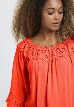 Cream Femme CRBEA Blouse Tangerine Tango -Cream Soldes Boutique d26a78ae47da443fb646029f22be8717