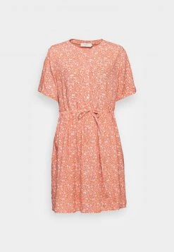 Cream CRFERINA SHORT DRESS ZALLY FIT Robe De Jour Burnt Coral Femme -Cream Soldes Boutique d32f9871b0fc43a2a12b6731e7a8a4ef