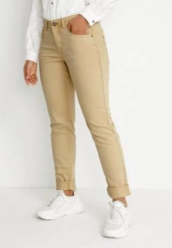 Cream LOTTECR COCO FIT BCI Jean Slim Moonstone Femme
