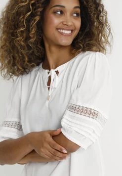 Cream JULIA Blouse Snow White Femme 9 Cream JULIA Blouse Snow White Femme -Cream Soldes Boutique d456b6624715485c9e3dfec4e32c37a9