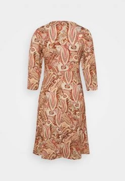 Cream Femme LULLA DRESS Robe De Jour Rose Brown -Cream Soldes Boutique d507fbac0f9d473082a307f7efa7fdae