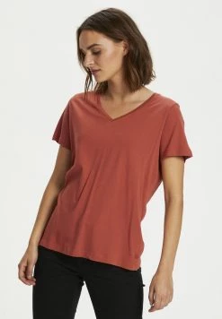 Cream 2 PACK T Shirt Basique Pitch Black Baked Clay