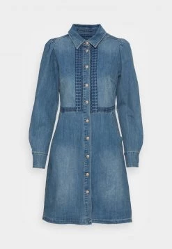 Cream ROSITA DRESS Robe En Jean Soft Blue Denim -Cream Soldes Boutique d552ab32098e4eb795849865b4cb585f