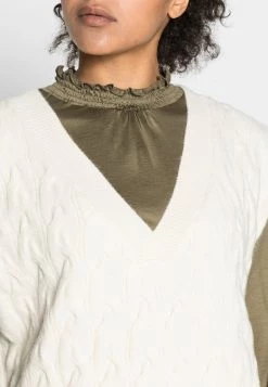 Cream Femme GALIA SLIPOVER Pullover Eggnog -Cream Soldes Boutique d602af773a324a7ab7230a45311fa2d8