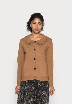 Cream CRADETTE Gilet Toasted Coconut Melange