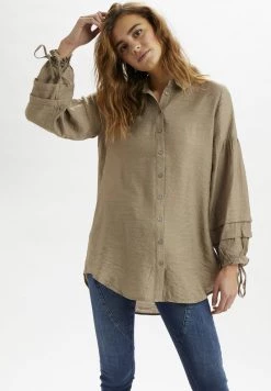 Cream Chemisier Timber Wolf Femme