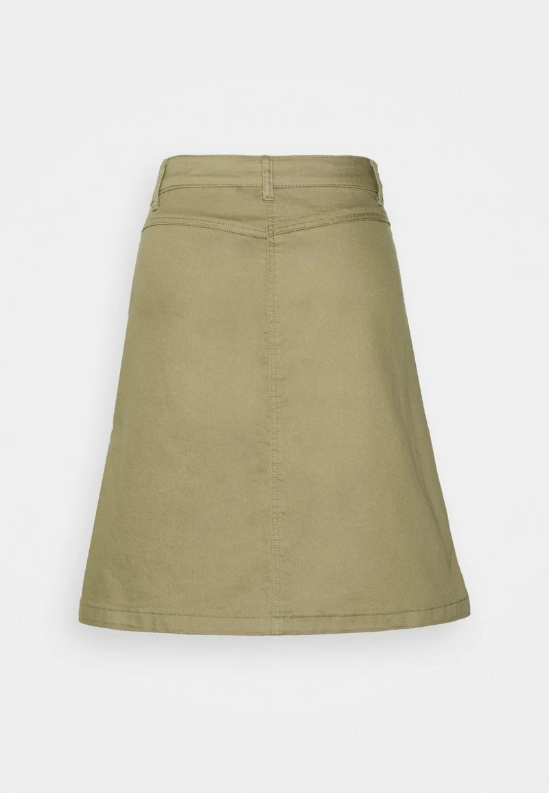 Cream Femme ALMA SKIRT Jupe Trapèze Olive 2 Cream Femme ALMA SKIRT Jupe Trapèze Olive – Image 2