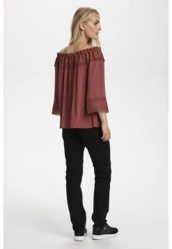 Cream BEA Blouse Antique Bordaux -Cream Soldes Boutique da9fb7b47dec4190b62dd022440b470c