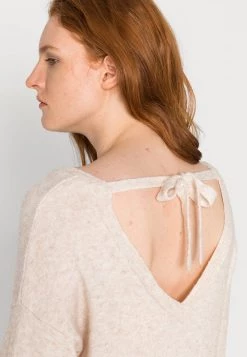 Cream Femme BLAIR Pullover Oat Melange -Cream Soldes Boutique dda9ffef9d4f408baa3f398523b0ee67