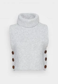 Cream Femme STAR SHORT SLIPOVER Pullover Light Grey Melange 8 Cream Femme STAR SHORT SLIPOVER Pullover Light Grey Melange -Cream Soldes Boutique de0e2a1470b241eab65c8a911949a93e