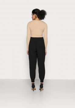 Cream Femme CHARLOTT HAREM PANT Pantalon Classique Pitch Black -Cream Soldes Boutique de4a13ac6e2741feaf6ff396292f7544