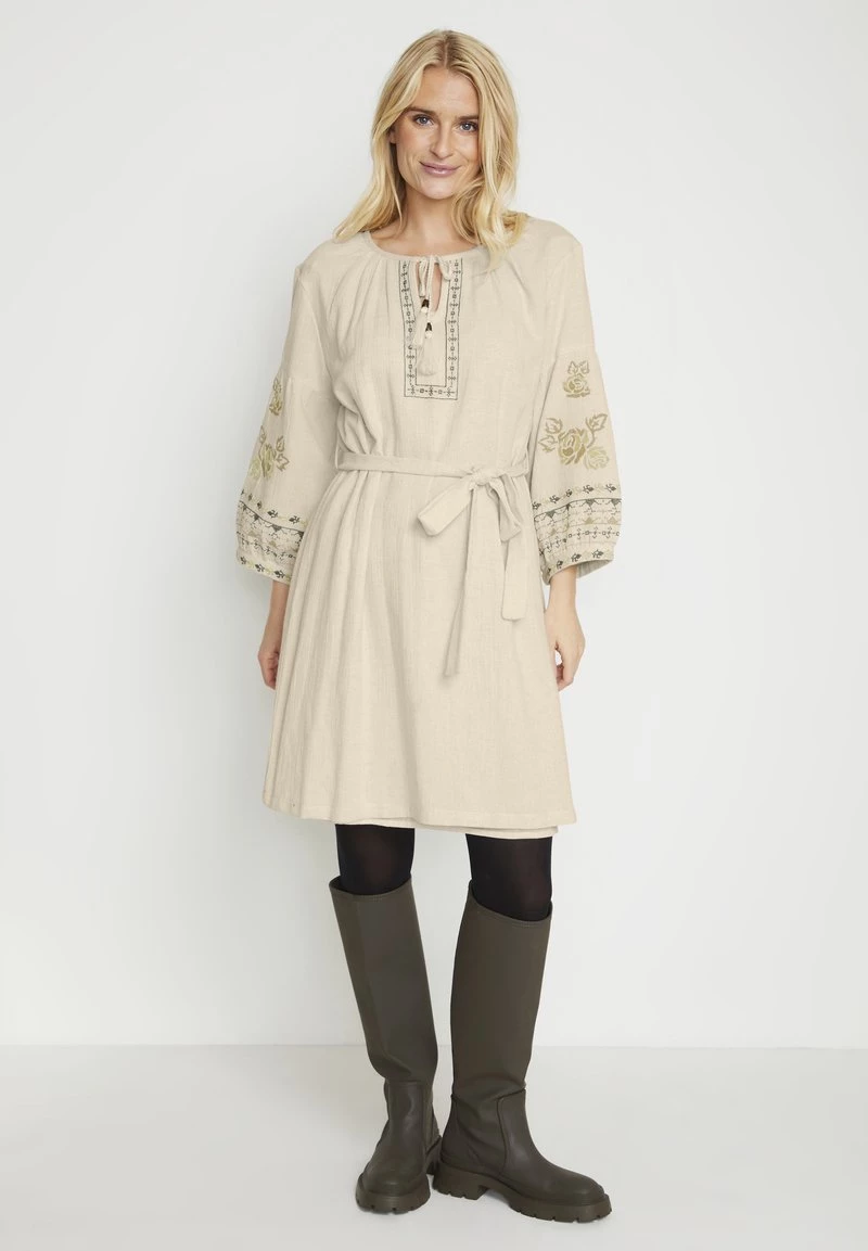 Cream Robe De Jour Oat Melange 2 Cream Robe De Jour Oat Melange – Image 2