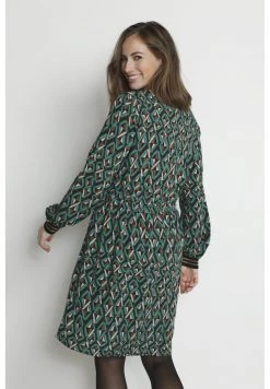 Cream Robe De Jour Green Geo Femme -Cream Soldes Boutique e01c7209edd647379916cd0e6bd9fa8d