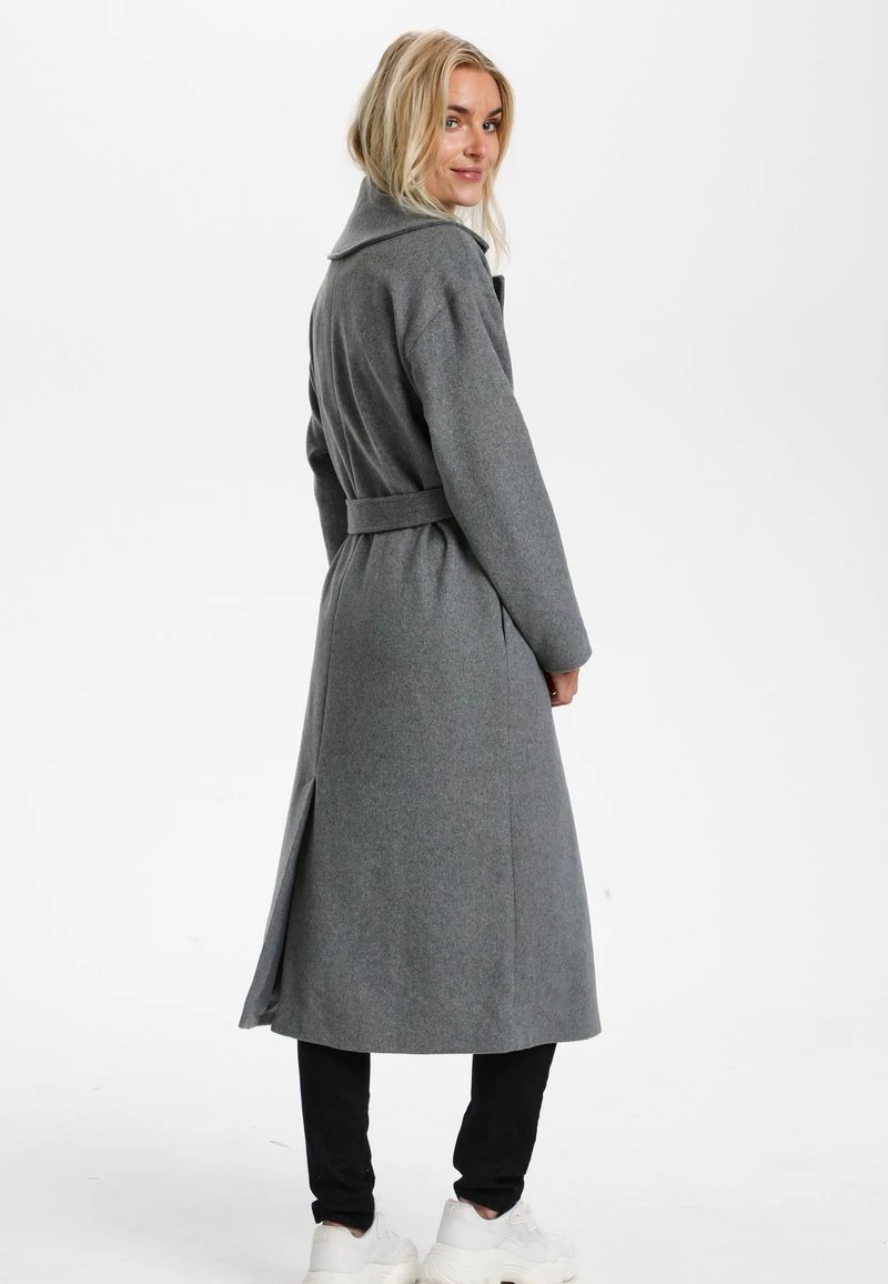 Cream CRBUSA Manteau Classique Dark Grey Melange 3 Cream CRBUSA Manteau Classique Dark Grey Melange – Image 3