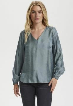 Cream Blouse Stormy Sea Femme