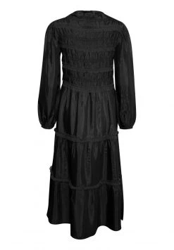 Cream Robe Longue Pitch Black Femme -Cream Soldes Boutique e217b8b36e874e67a2c0d490640bb7e2