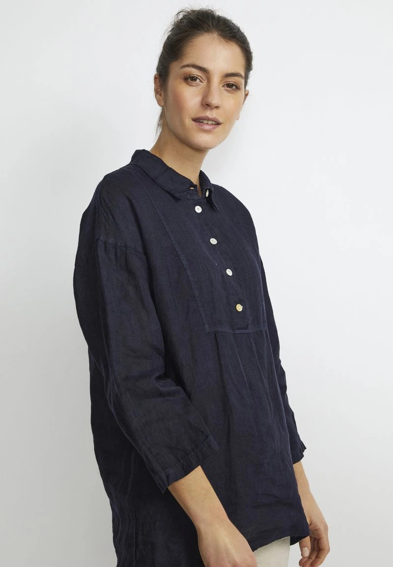 Cream Tunique Blue Marine Femme 4 Cream Tunique Blue Marine Femme – Image 4