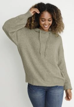 Femme CREAM Pullover Sage Green Melange