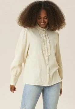 Cream CRMINARA Chemisier Oat Melange