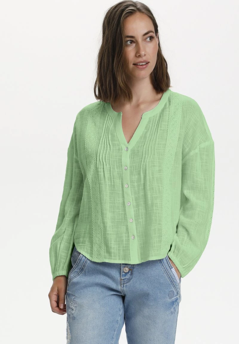 Cream Femme CRBELLA Blouse Light Grass Green 1 Cream Femme CRBELLA Blouse Light Grass Green