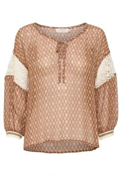 Cream DILINA Blouse Bran Eggnog Ethnic Femme -Cream Soldes Boutique e98957b8174948d49e2ae8f63ad0da9f