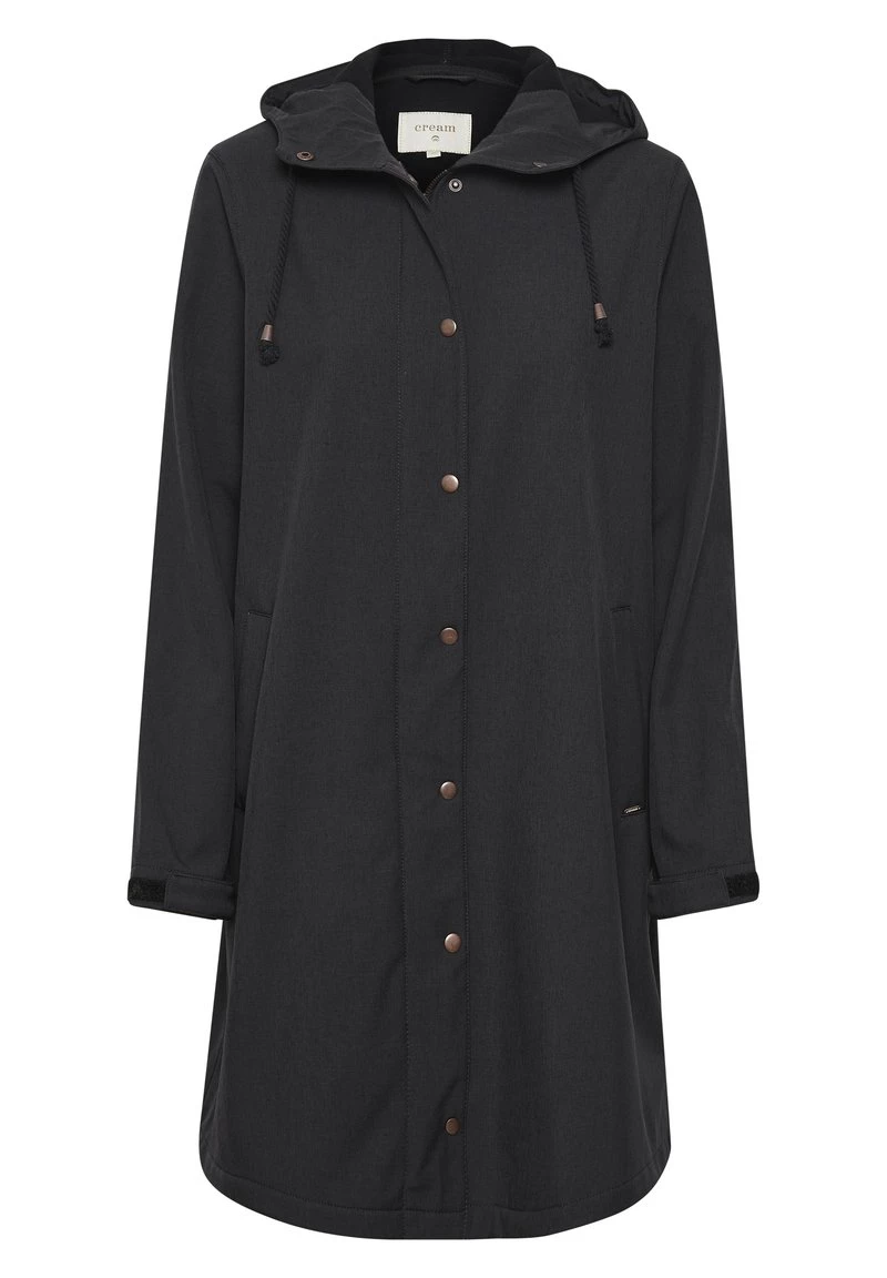 Cream CRALIA Manteau Court Dark Grey Melange 5 Cream CRALIA Manteau Court Dark Grey Melange – Image 5