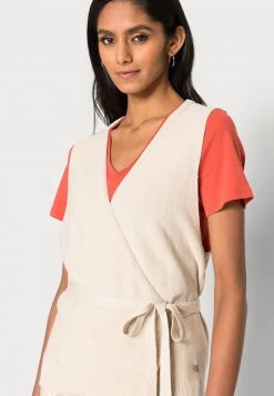 Cream SILLAR WAISTCOAT Gilet Oatmeal -Cream Soldes Boutique eaab2802daba468fba19a06806306487