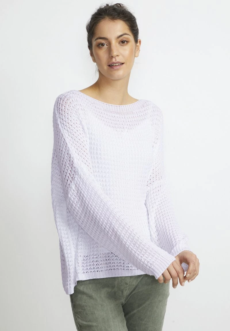 Cream CRHANNIT Pullover Snow White 1 Cream CRHANNIT Pullover Snow White