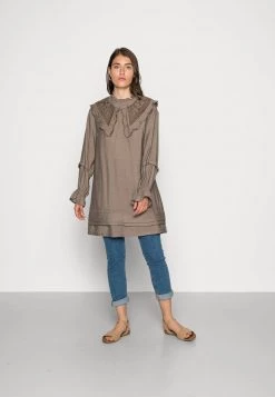 Cream Femme CHEASTNUT TUNIC Tunique Pine Bark