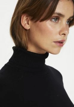 Cream CRTAMMY Pullover Pitch Black Femme -Cream Soldes Boutique ed8a96994cfc41af811d165644d23384