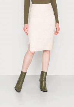 Cream Femme BLAIR SKIRT Jupe Crayon Oat Melange