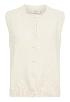 Cream CRDONNA Gilet Eggnog -Cream Soldes Boutique ee0fbf74dc704c1ca6c7dbd1b6f55c9f