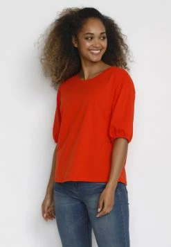 Cream Femme CRLULA T Shirt Imprimé Tangerine Tango