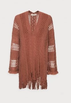 Cream Femme HAVA KNIT CARDIGAN Gilet Russet -Cream Soldes Boutique efd1641b0d1f4128829a20d843a77398