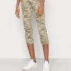 Cream LOTTE PANT COCO FIT Jean Slim Green