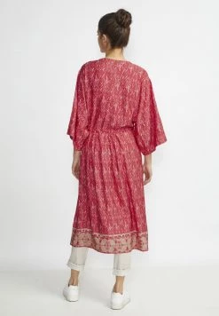 Cream Gilet Red Geometric Zigzag Femme -Cream Soldes Boutique f0a4c1a64e8f44eda73b49cab5b13204